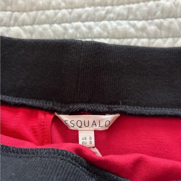 ESQUALO Scarlet Mini Skirt with Monochrome Details - Picture 4 of 4